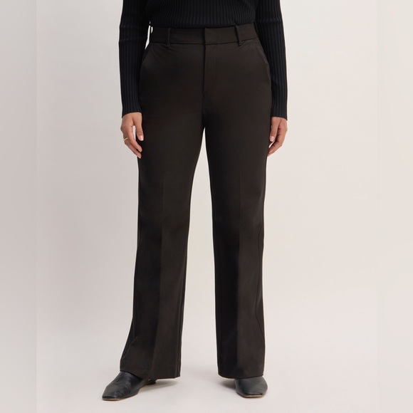 Everlane Women's Black Straight Leg Pants - Picture 1 of 7